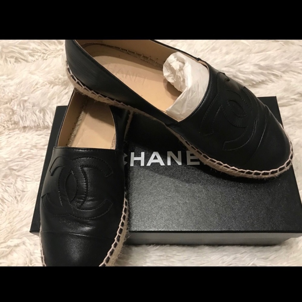 Black Chanel Espadrilles